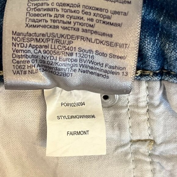 NYDJ Blue Flare & Wide Leg Jeans - Picture 8 of 12